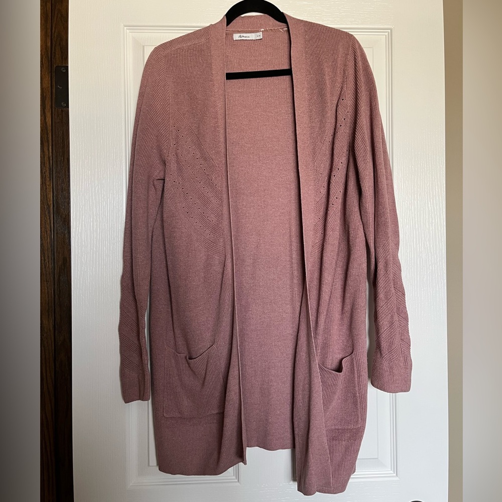 Reitmans Pink Cardigan Sweater